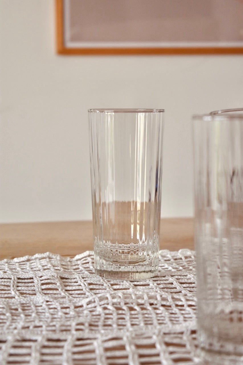 Service à limonade en verre strié « LIMONATA » - La Recyclerie LS