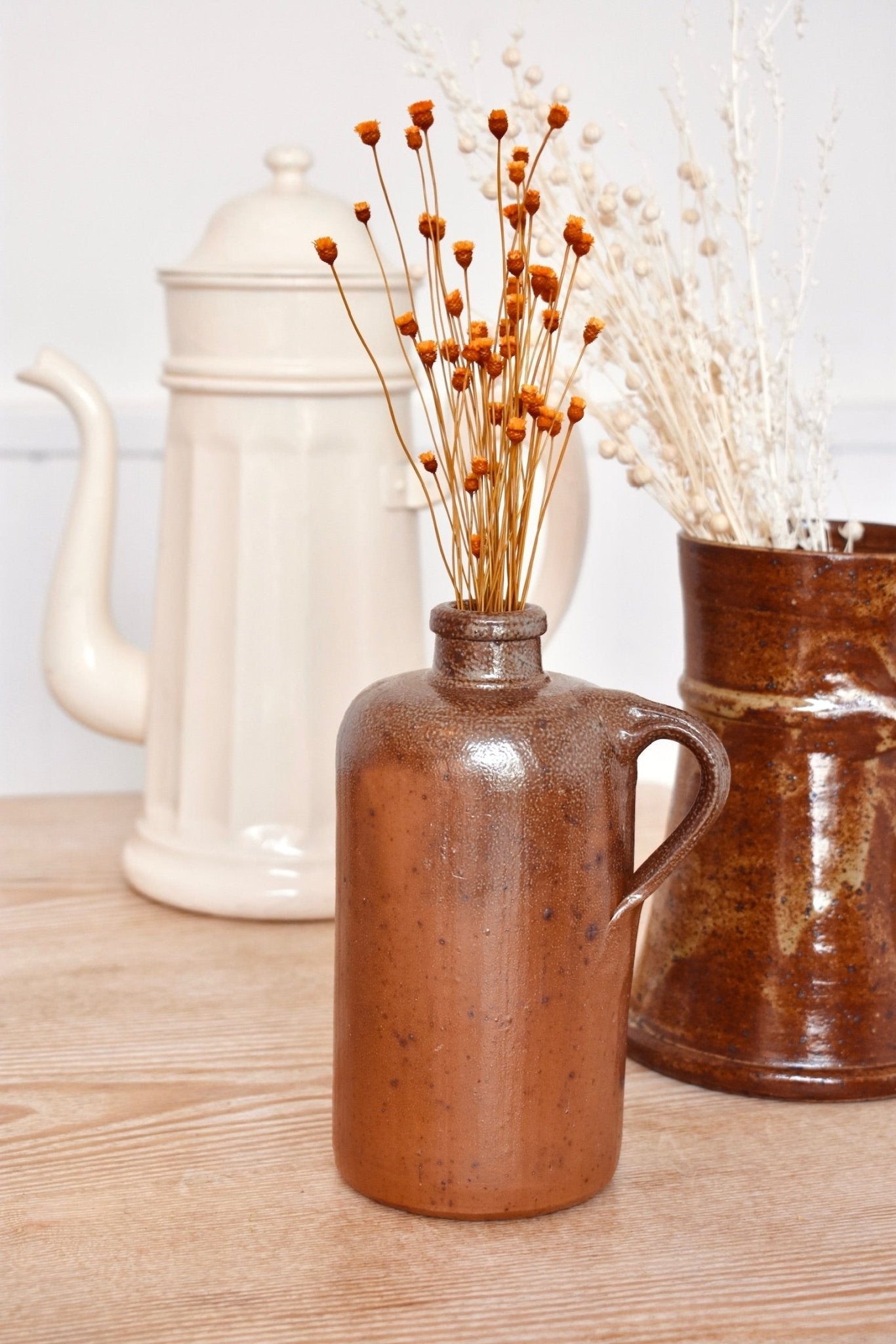 Soliflore pichet marron « BISMARCK » - La Recyclerie LS